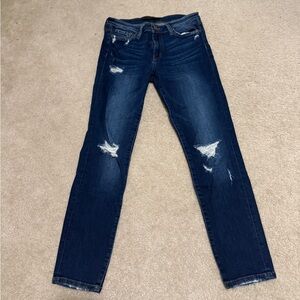 Flying Monkey Midnight Blue Ripped Skinny Jeans